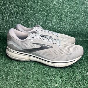 Brooks Ghost 15 Men's Size 14 D Alloy/Oyster Synthetic Road Running Shoes